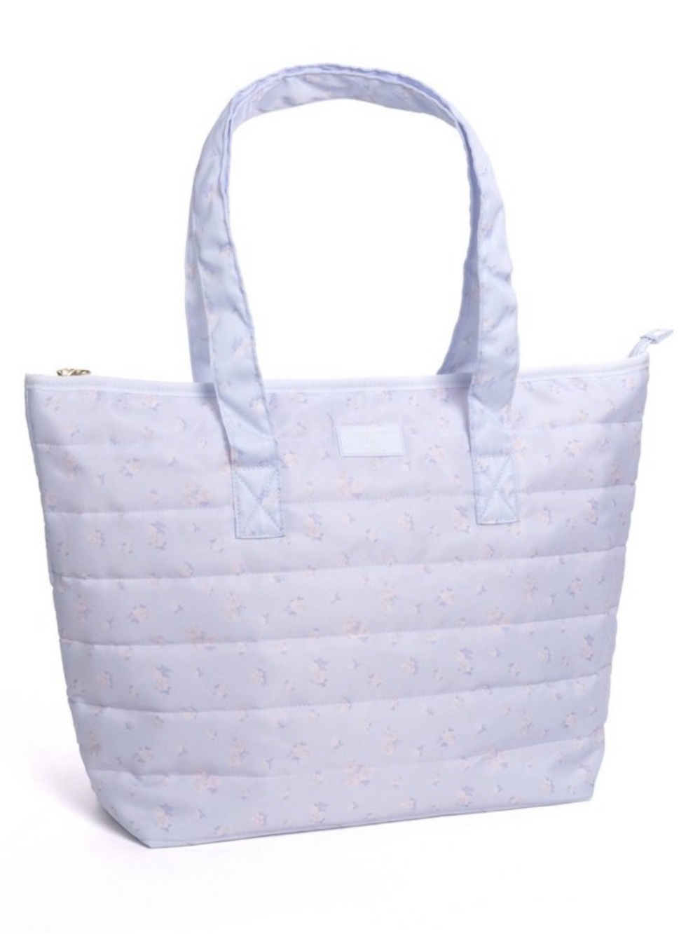 LoveShackFancy Yoobi quilted tote bag Breezy Blue NEW